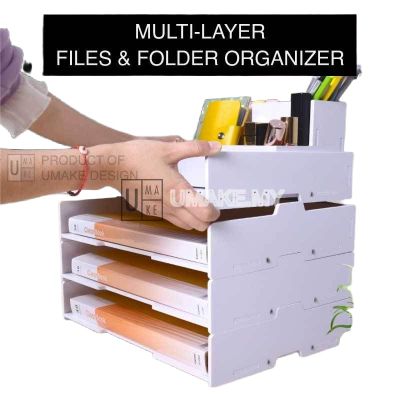Stackable A4 Paper Tray Organizer