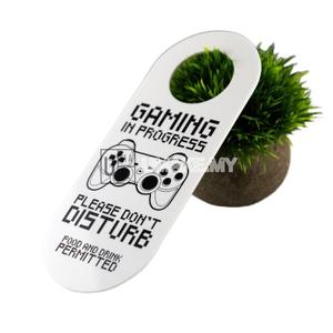 Gaming Do Not Disturb Door Hanger