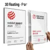No-Drill Acrylic Wall Display Frame view 1