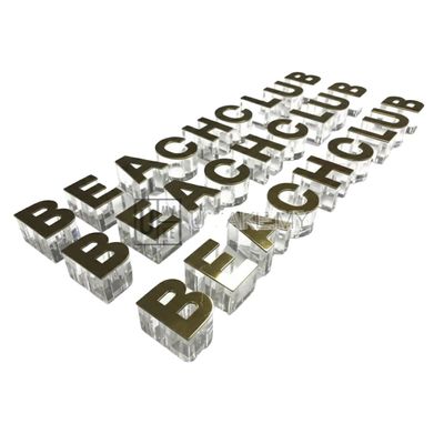Acrylic Crystal Letters Custom