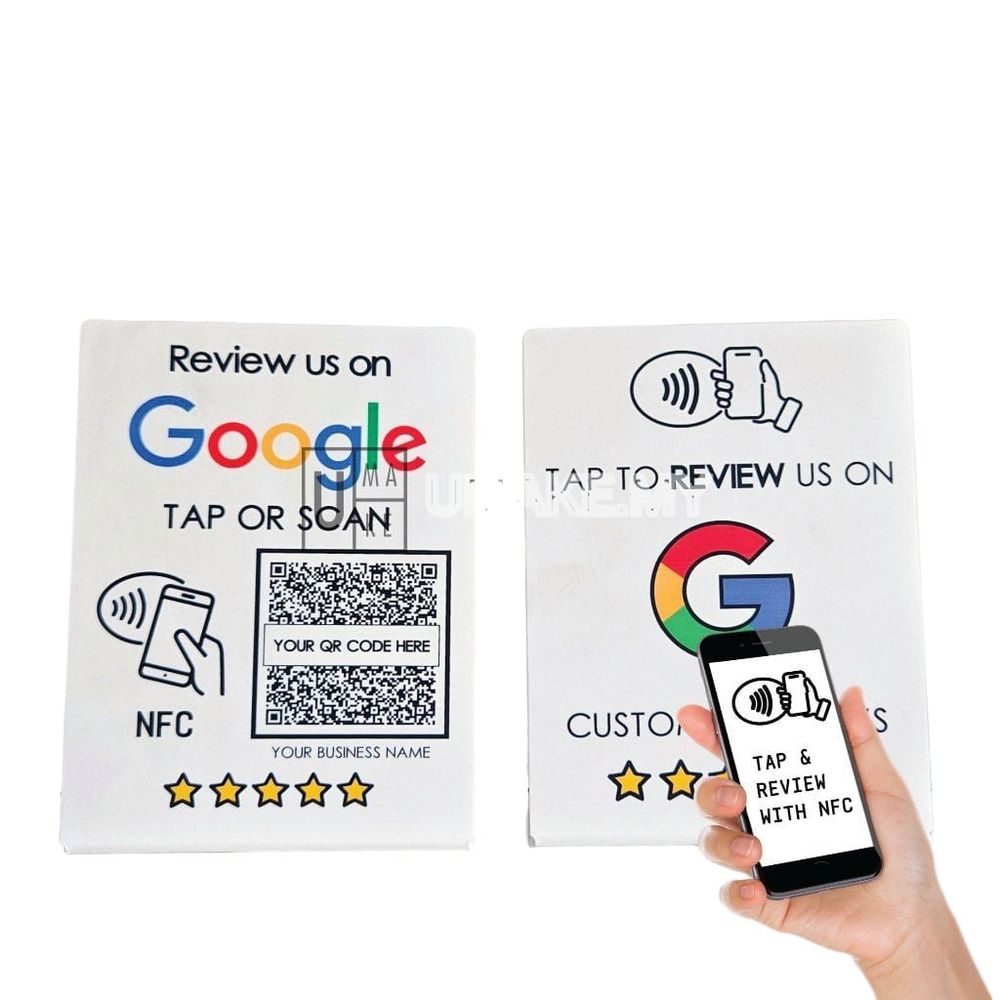 NFC Google Review Acrylic Stand
