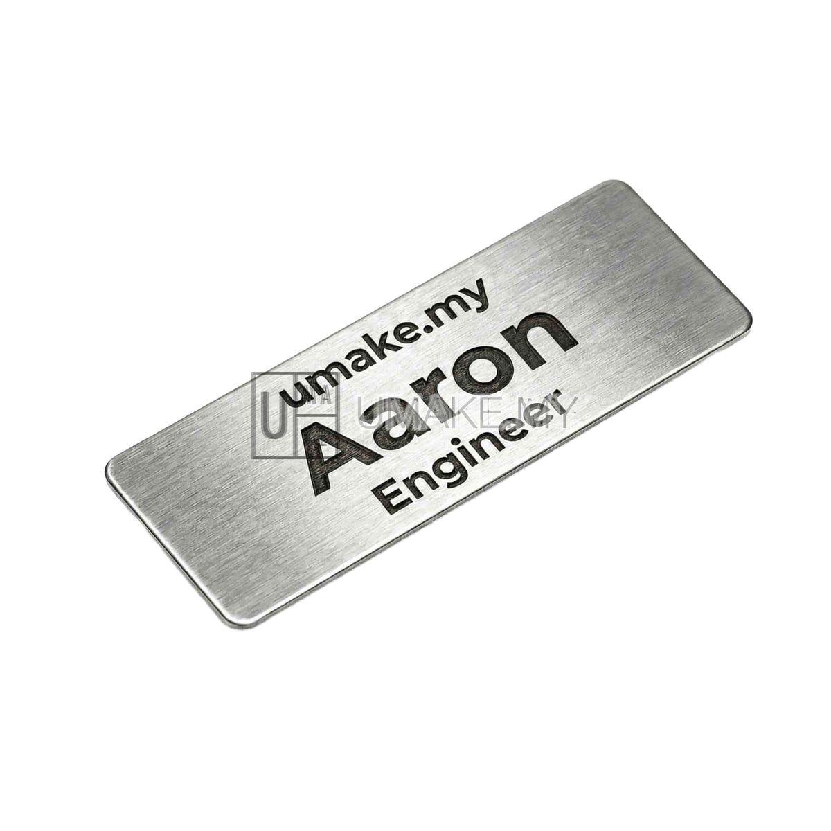 Engraved Stainless Steel Nametag