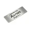 Engraved Stainless Steel Nametag view 1