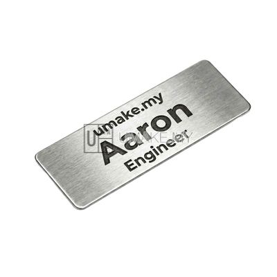 Engraved Stainless Steel Nametag