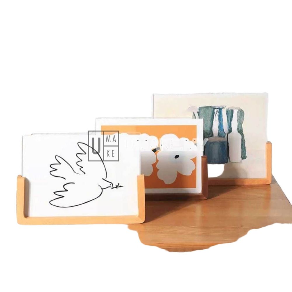 Acrylic Photo Frame with Wood Stand