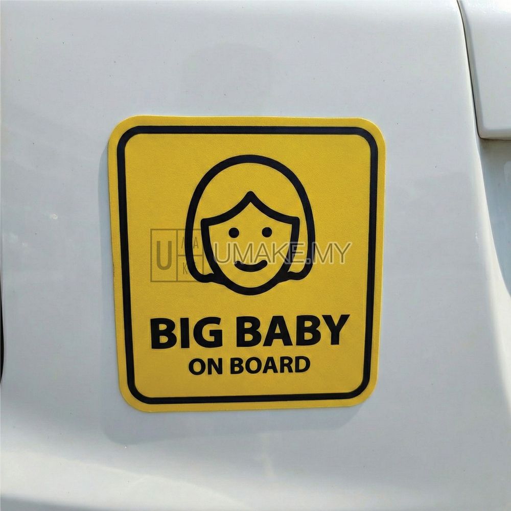 Baby On Board Magnetic Car Sticker - Multiple cute designs available