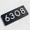 Custom 3D Acrylic House Number Plate view 1