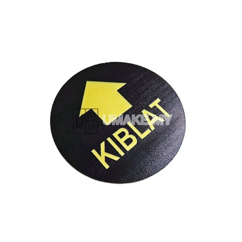 Qibla Direction Indicator Sign