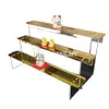 Acrylic Tiered Display Riser (Metallic) view 1