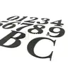 Black Matte Acrylic House Number Digit view 1
