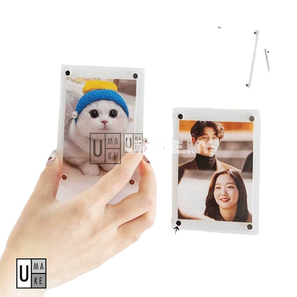 Acrylic Magnetic Fridge Photo Frame