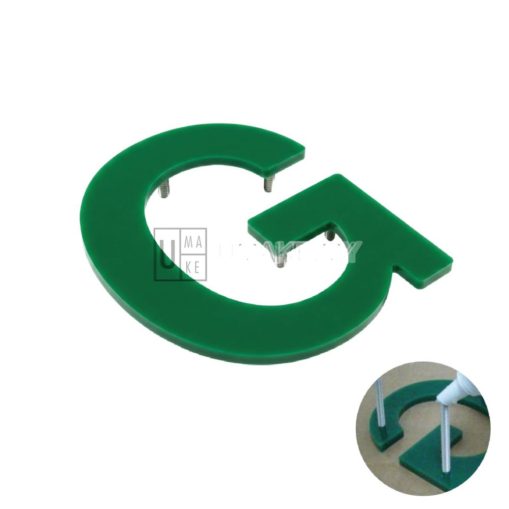 Acrylic Letters with Stud Mount Custom (3D Floating)