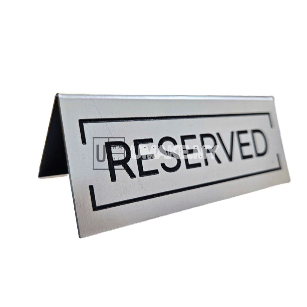 Acrylic Reserved Table Sign