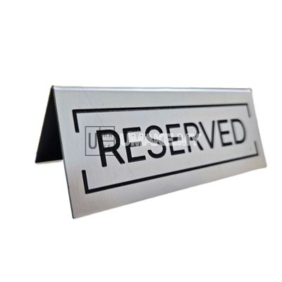 Acrylic Reserved Table Sign