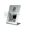 Stainless Steel DuitNow QR Code Stand view 1