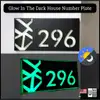 (Glow in the dark)Modern House Number Plate Tanda Rumah 夜光门牌 Full Customized Nombor Rumah Plat Rumah Assalamualaikum New view 2