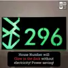 (Glow in the dark)Modern House Number Plate Tanda Rumah 夜光门牌 Full Customized Nombor Rumah Plat Rumah Assalamualaikum New view 3
