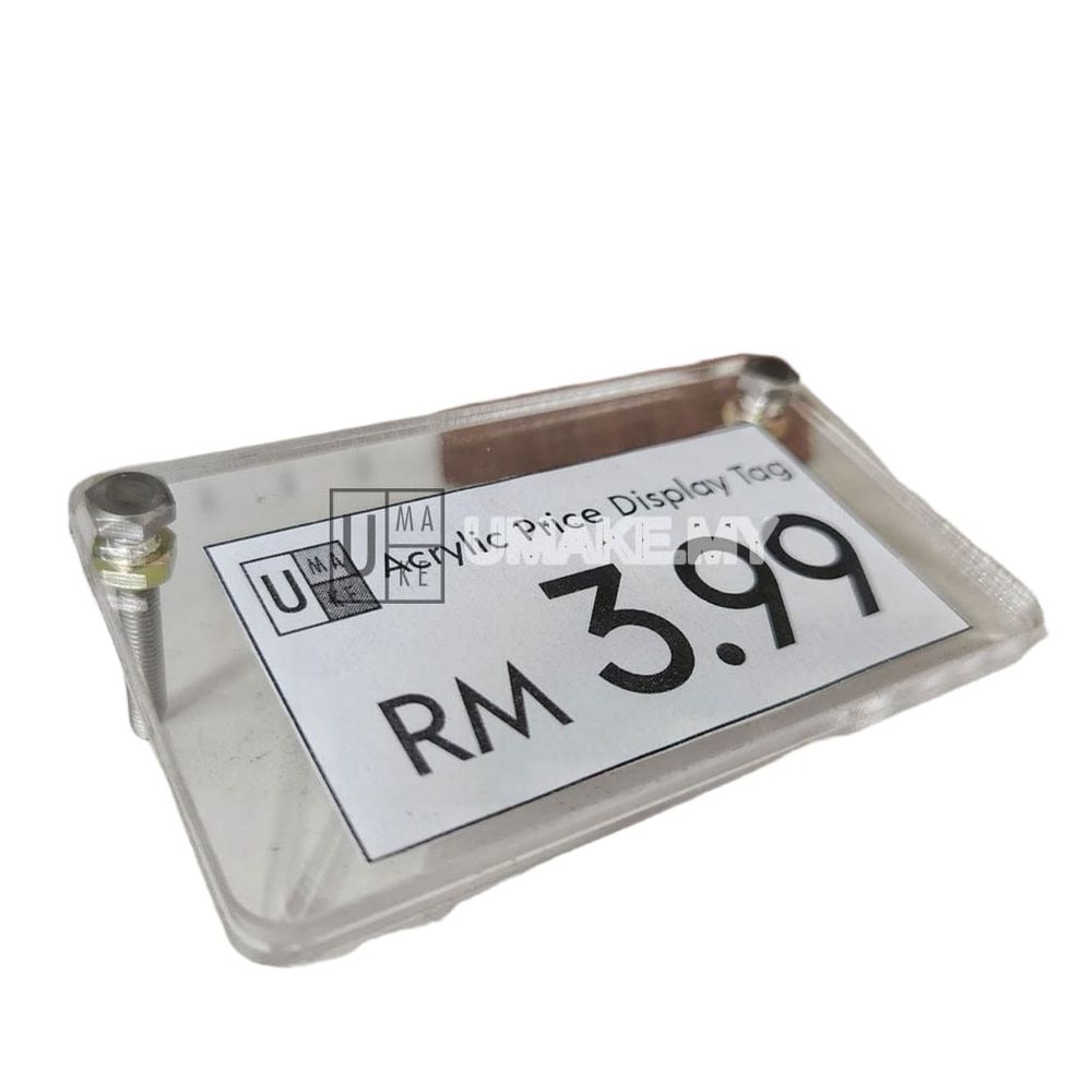 Acrylic A-Shape Display Stand (Price/Menu)