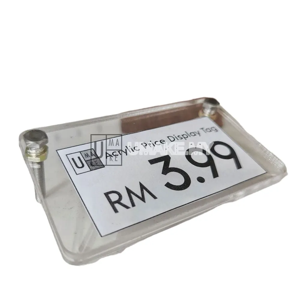 Acrylic A-Shape Display Stand (Price/Menu)