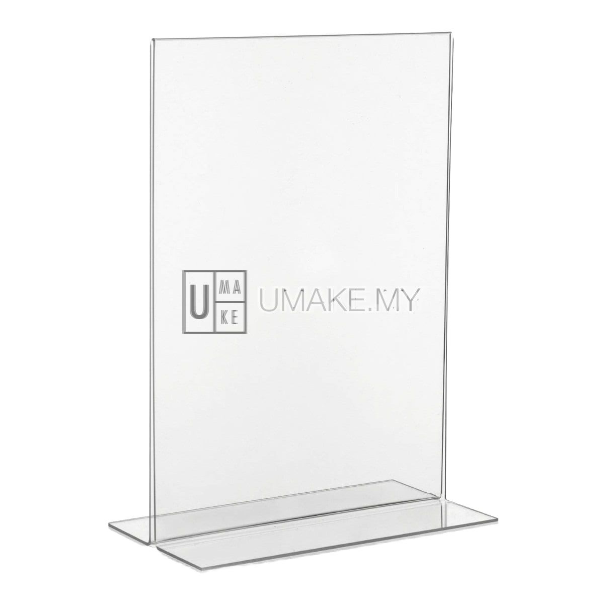 Acrylic Paper Display Stand Counter - T shape display (A3,A4,A5,A6 or Custom Size)
