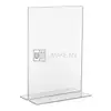 Acrylic Paper Display Stand Counter - T shape display (A3,A4,A5,A6 or Custom Size) view 1