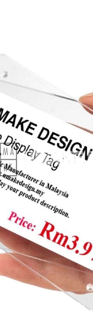 Magnetic Acrylic Price Tag Holder