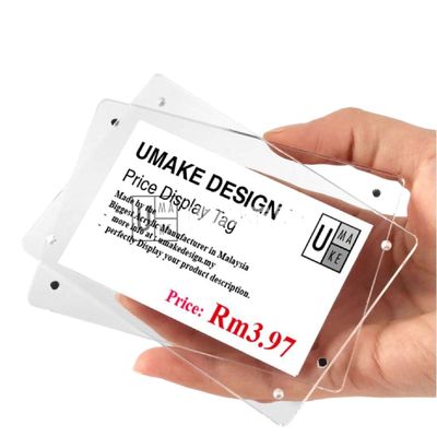 Magnetic Acrylic Price Tag Holder