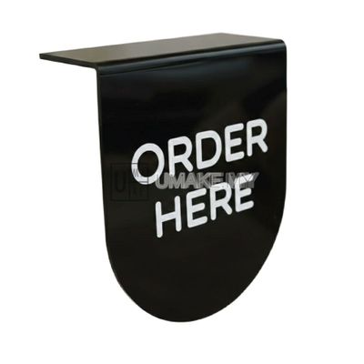 Acrylic Counter Signage Custom (counter / table signage)