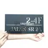 Custom Modern Acrylic House Number Plate view 1