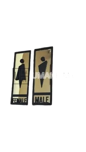 Premium Acrylic Toilet Sign