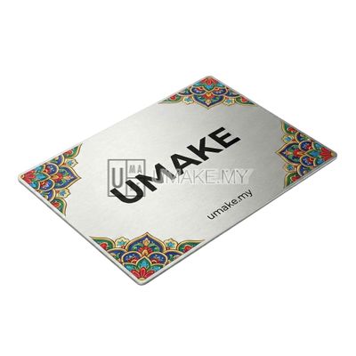 Direct UV Print Stainless Steel Signage plate