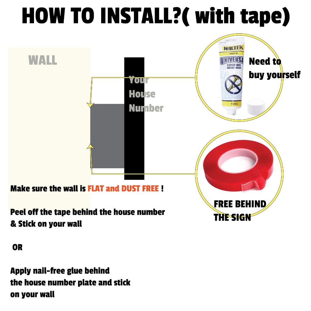 Contemporary Cut Out Modern House Number Sign Printed Address Signage - tanda rumah custom- 门牌定制商用家用 - Image 6