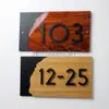 Custom Wood & Acrylic House Number Plate view 1