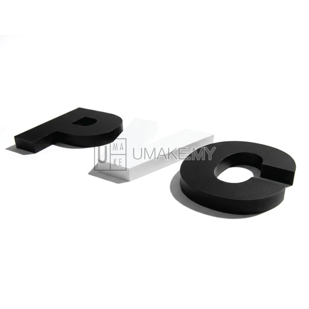 Flat Cut PVC Letters - 25mm, 15mm, 10mm or 5mm