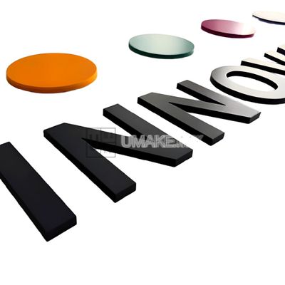 Flat Cut PVC Letters - 25mm, 15mm, 10mm or 5mm