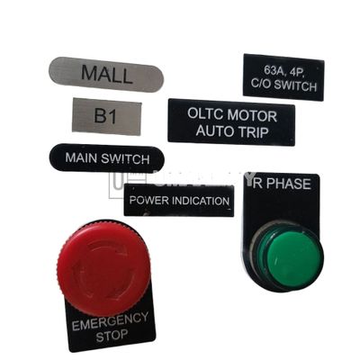 Industrial Acrylic Label Tag