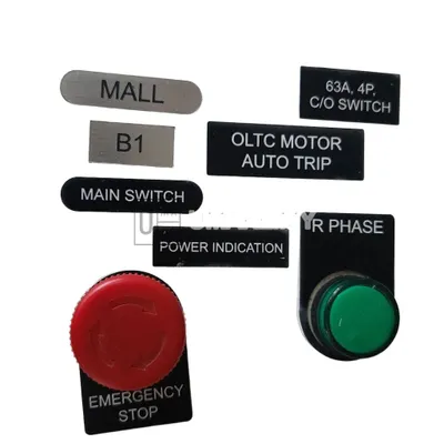 Industrial Acrylic Label Tag