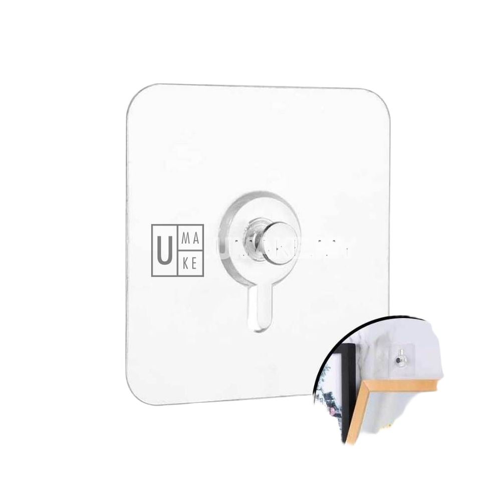 Heavy Duty Adhesive Wall Hook (No Drill)