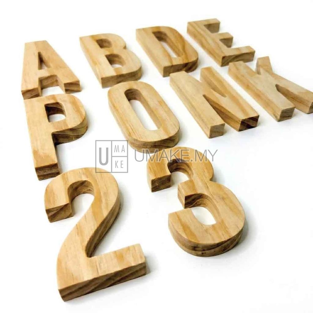 Wood letter sign - Product Image 1