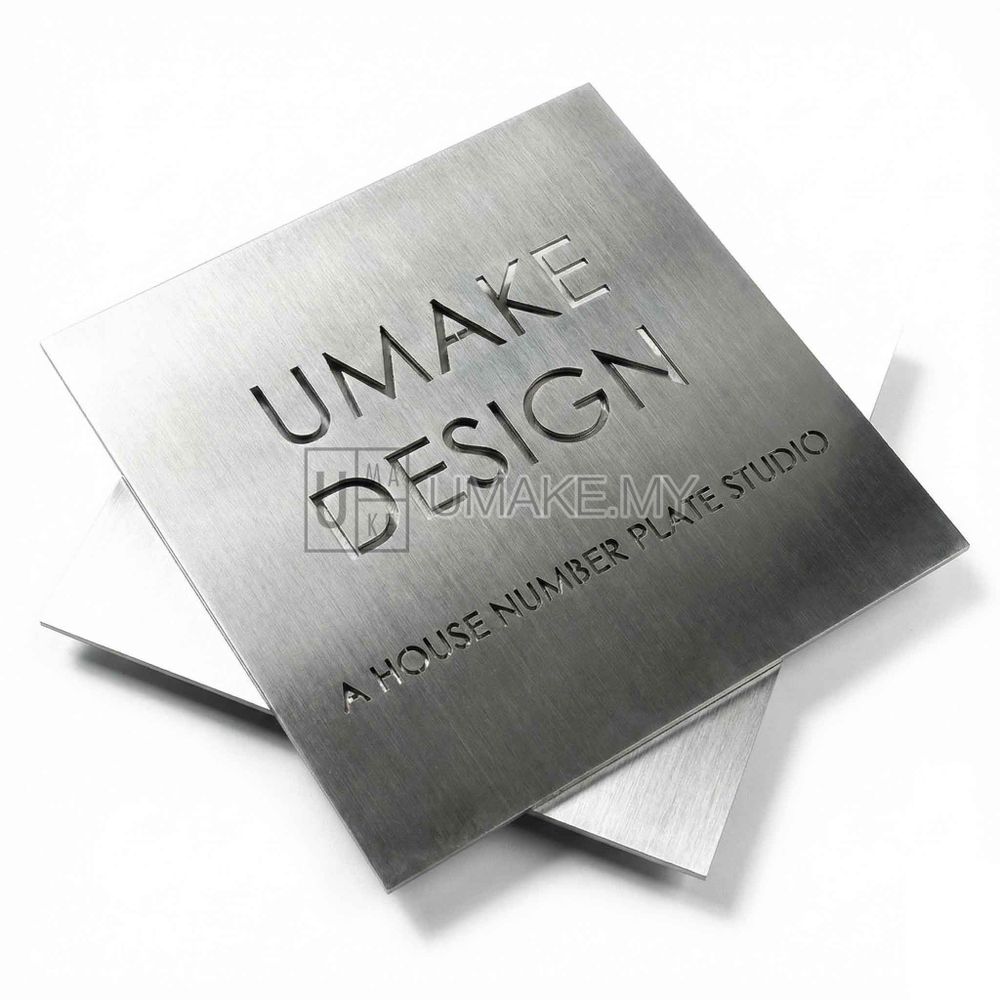 304 Stainless Steel Cut Out Signage - Product Image 1