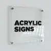 Reverse UV Print Acrylic Signage view 1