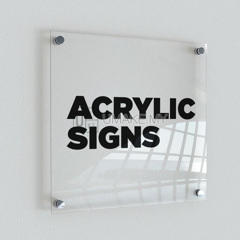Reverse UV Print Acrylic Signage - Product Image 1