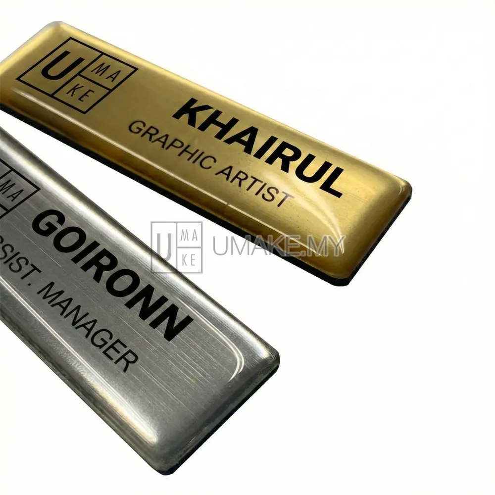 Epoxy coated Stainless Steel Nametag - Product Image 1