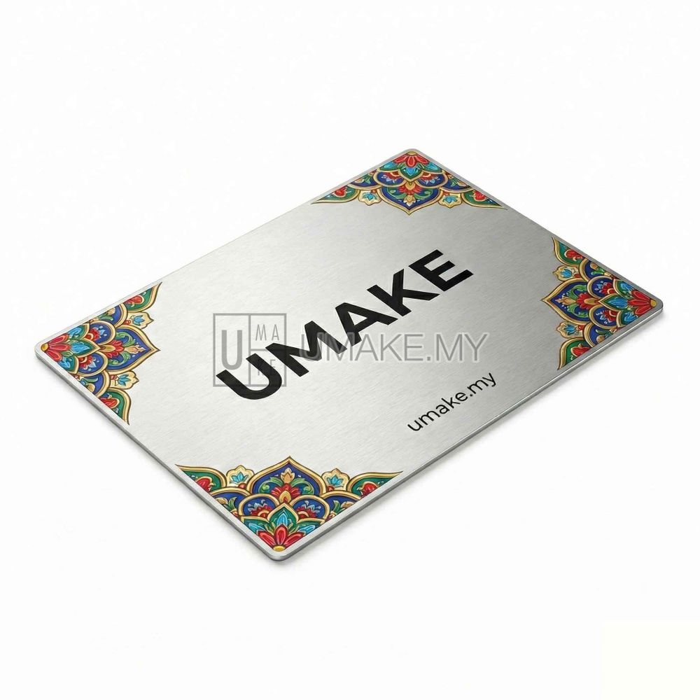 Direct UV Print Stainless Steel Signage plate - Product Image 1