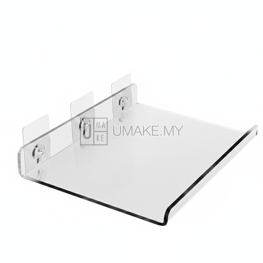 Acrylic Wall Shelf - U Shape