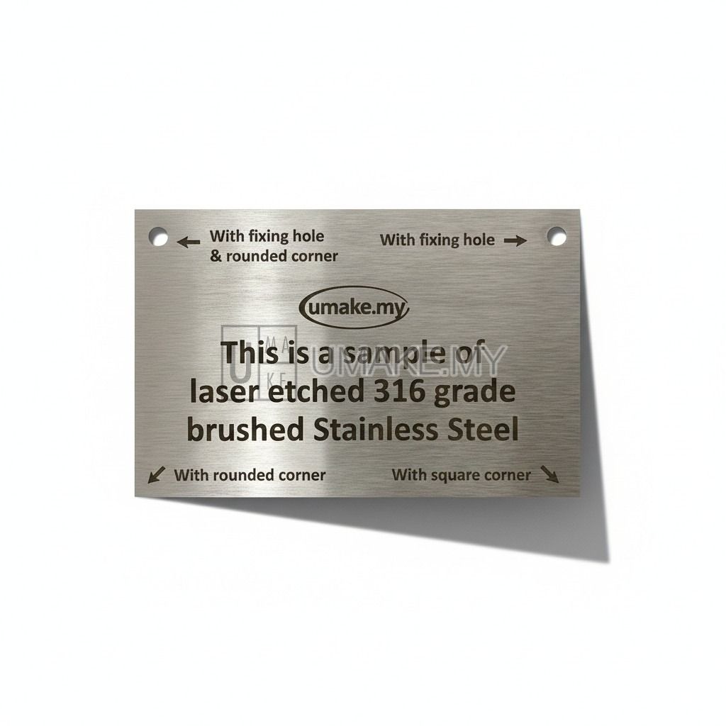 Stainless Steel Engraved Sign