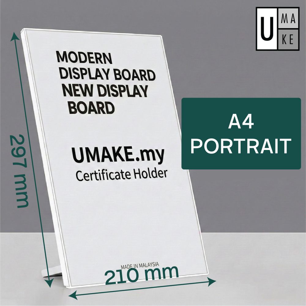 PVC Certificate Holder A4 Portrait