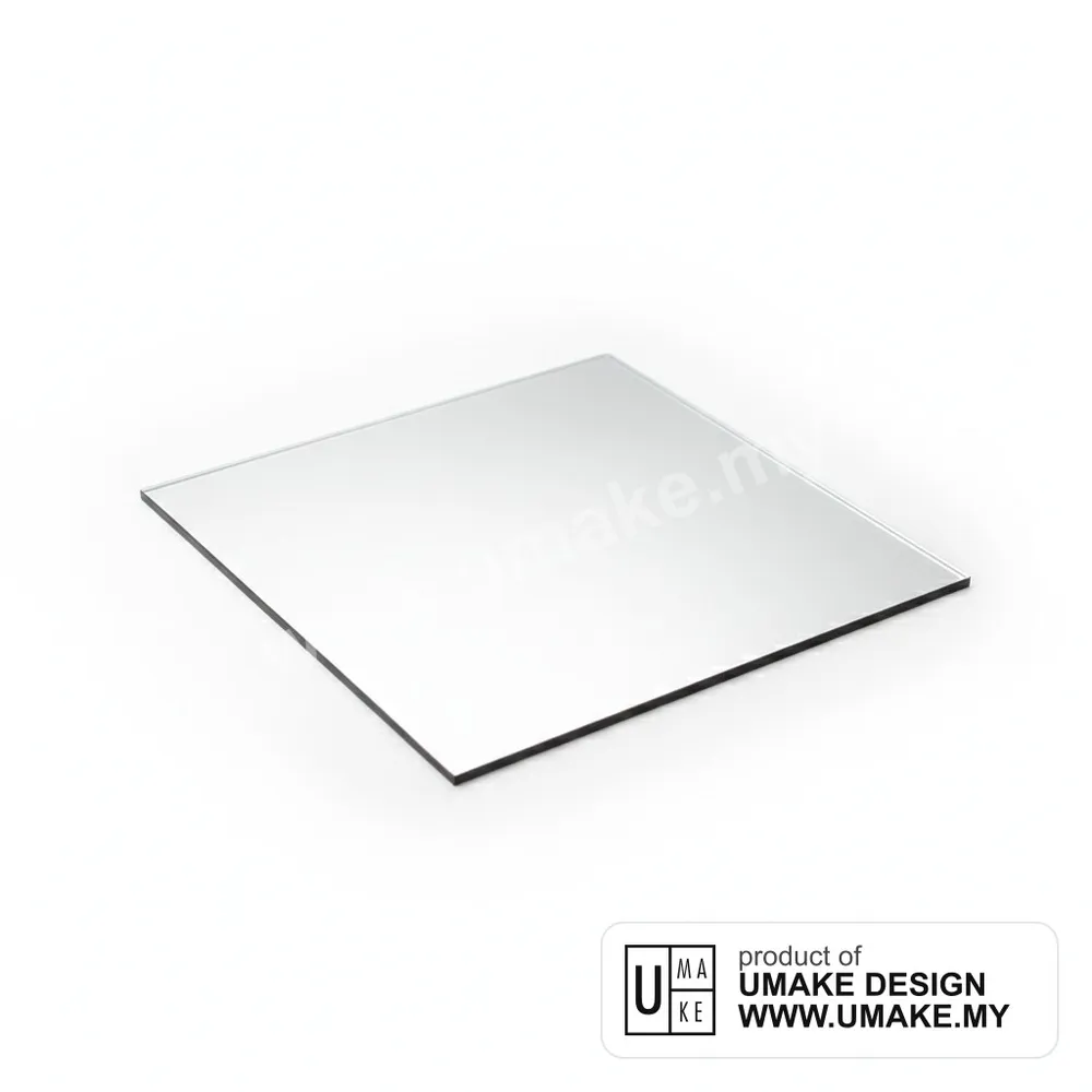 Silver Mirror Acrylic Sheet 2mm (Custom Cut)