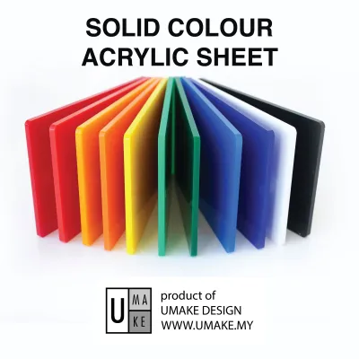 Solid Colour Acrylic Sheet 3mm (Custom Cut)