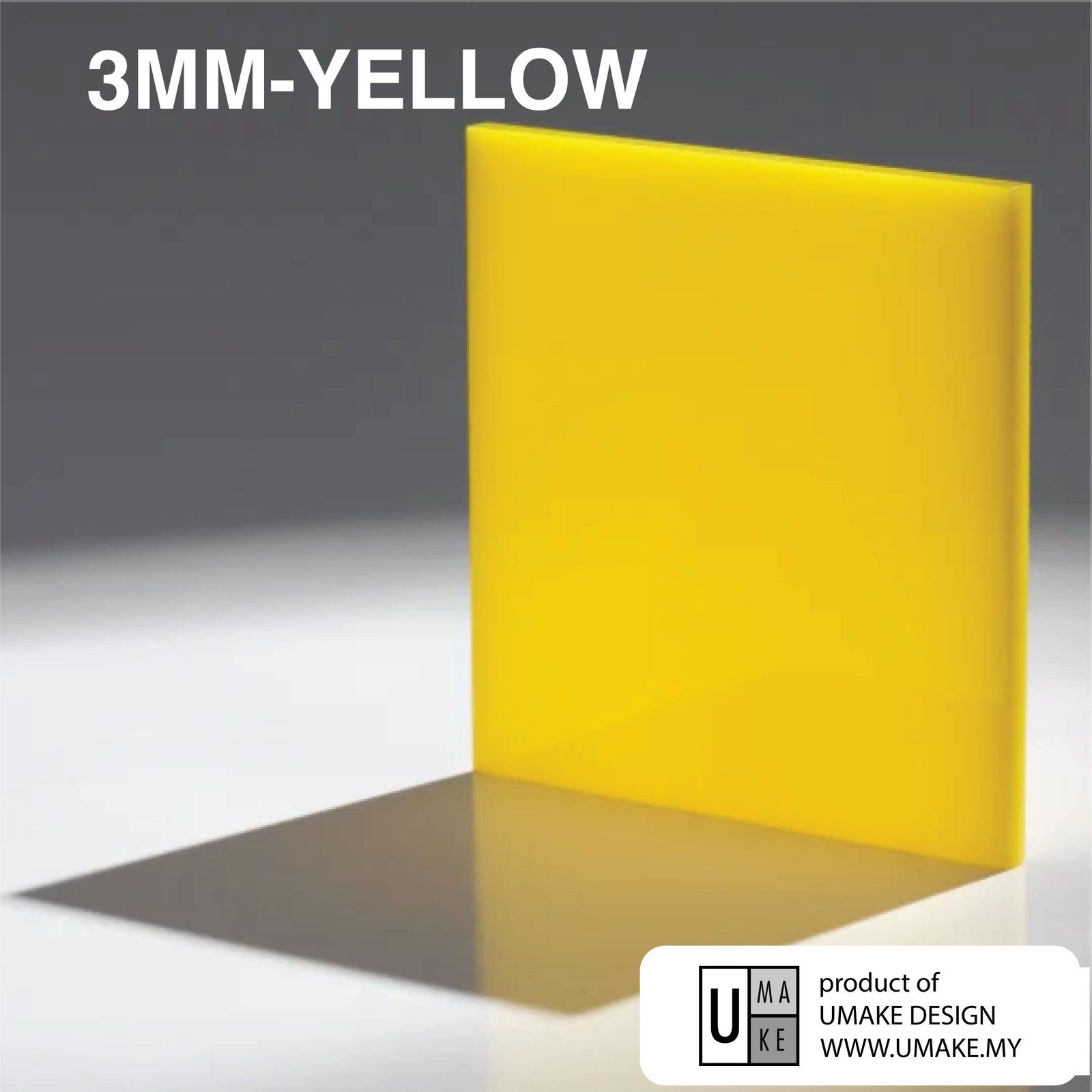 Solid Colour Acrylic Sheet 3mm (Custom Cut) view 4
